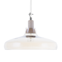 Lampa wisząca szklana złota ALIKOS