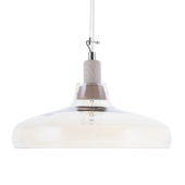 Lampa wisząca szklana złota ALIKOS