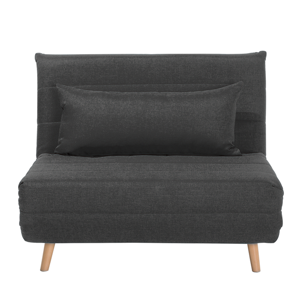 Sofa rozkładana ciemnoszara SETTEN zdjęcie 1