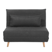 Sofa rozkładana ciemnoszara SETTEN