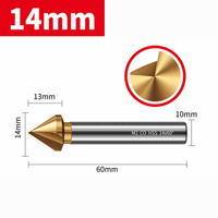 Pogłębiacz stożkowy 1-ostrzowy Fi4.5-fi60, Rozmiar: Ø14 x 10 x 60° x 60L