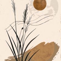 Plakat 60x60cm Zachód Pustyni