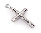 Srebrny krzyżyk krzyż diamentowany srebro 925 KD051