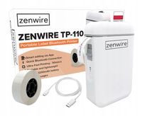 Mini Drukarka Termiczna Przenośna do Etykiet Zdjęć Naklejek Bluetooth USB-C