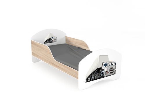 Łóżko dziecięce LEO2 160x80 biało-sonoma na Arena.pl