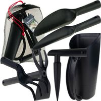 ZESTAW NARZĘDZI OGRODNICZYCH GRABKI ŁOPATKA 6W1