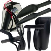 ZESTAW NARZĘDZI OGRODNICZYCH GRABKI ŁOPATKA 6W1