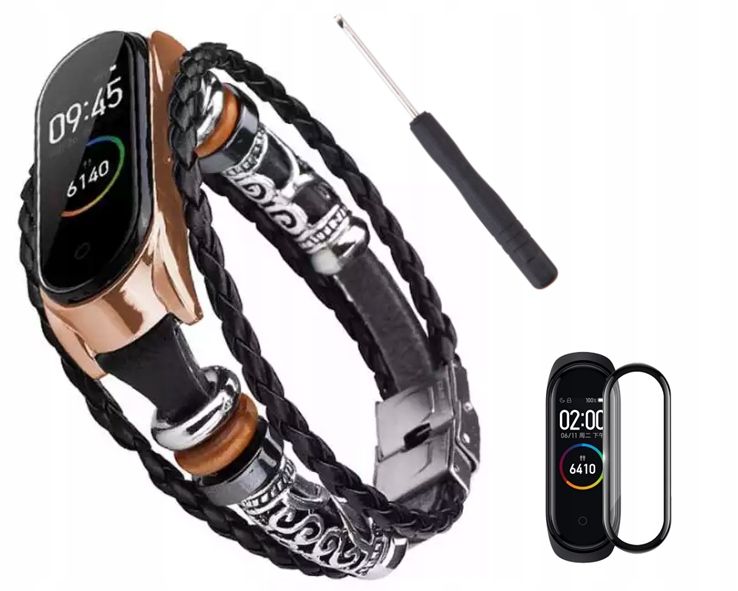 BRANSOLETKA PASEK DO XIAOMI MI BAND 5/6 + SZKŁO zdjęcie 1