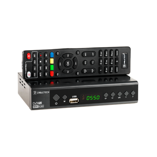 Tuner DVB-T2 DVB-C Hevc H.265 10bit dekoder tv naziemnej Cabletech na Arena.pl
