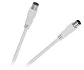 KABEL TV - VIDEO BIAŁY 15M ANTENOWY DO TELEWIZORA