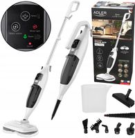 Mop Parowy 2W1 Obrotowy Czyścik Myjka Parowa 3 Tryby Pracy Obrotowa Głowica