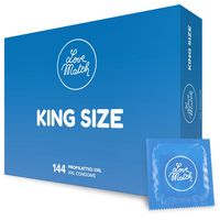 prezerwatywy love match king szie xxl   144 pack