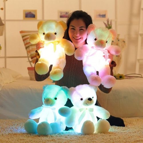 Miś pluszak lampka LED 45cm ŻÓŁTY na Arena.pl