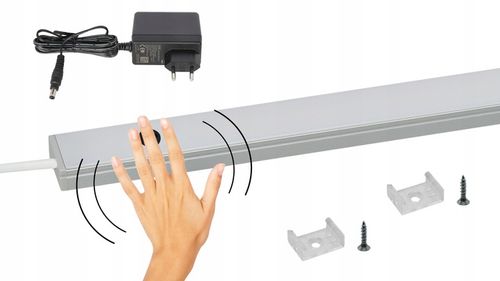 listwa LED podszafkowa oświetlenie LED do kuchni szafy BEZDOTYKOWA na Arena.pl