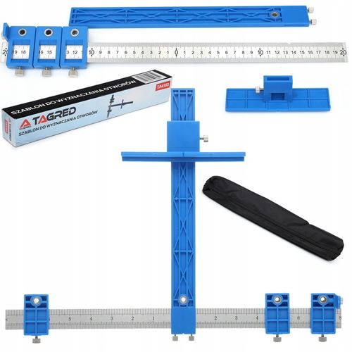 SZABLON STOLARSKI DO WYZNACZANIA OTWORÓW 25 CM na Arena.pl