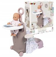 OPIEKUNKA WALIZKA ŁÓŻKO KRZESEŁKO DLA LALKI SMOBY