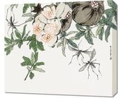 Obraz 70x60cm Owoc Granatu Morimoto Toko Japoński Vintage do Salonu