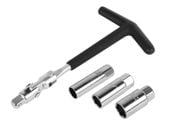 Klucz do świec zapłonowych z nasadkami 14 mm, 16 mm i 21 mm