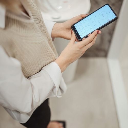 Waga Łazienkowa Analityczna Sportowa 13 Parametrów LCD ANDROID iOS Smart na Arena.pl