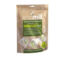 kapsułki do prania ecomill zielona herbata uniwersalne 2w1 30 szt
