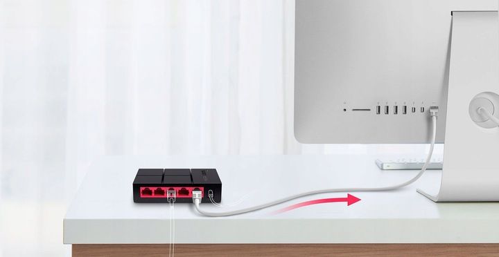 Switch 5 PORT GIGABIT Rozdzielacz Sieci LAN 1gb ENERGOOSZCZĘDNY TP LINK 5x zdjęcie 9