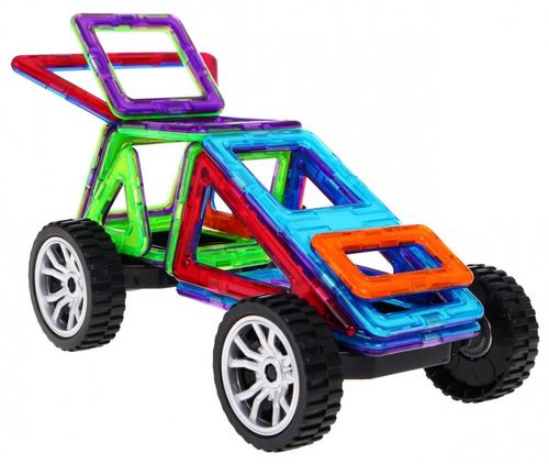 DLA DZIECI ZESTAW MAGNETYCZNYCH KLOCKÓW na Arena.pl