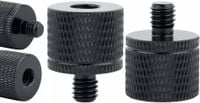 Adapter tuleja redukcja 1/4" na M6 statywowa aluminiowa czarna 20 mm