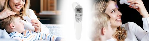 Termometr Bezdotykowy LED Elektroniczny Dokładny Cyfrowy 3sek Microlife na Arena.pl