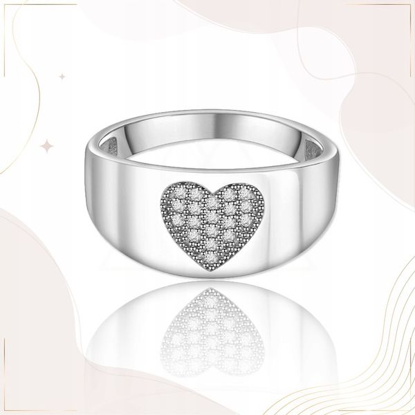 SREBRNY pierścionek OBRĄCZKA SREBRO 925 z CYRKONIAMI wyjątkowy PREZENT zdjęcie 5