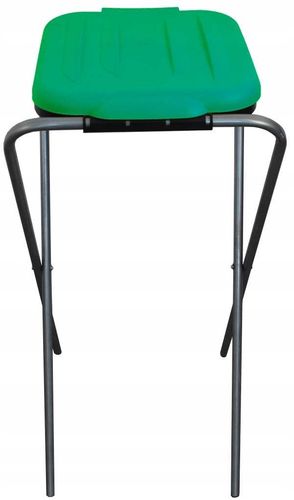 stojak do segregacji odpadów (1-stanowiskowy) zielony na Arena.pl