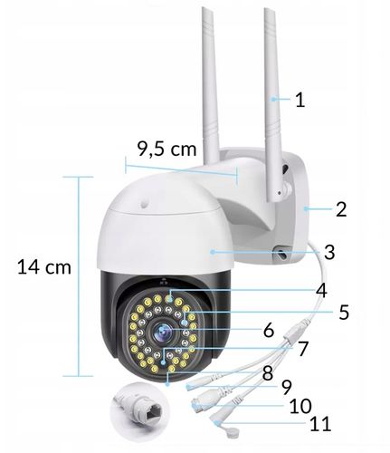 Kamera IP 3MP Heckermann C19 na Arena.pl