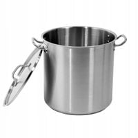 garnek wysoki z pokrywką ze stali nierdzewnej 36x36cm,36.6l. - yg-00007