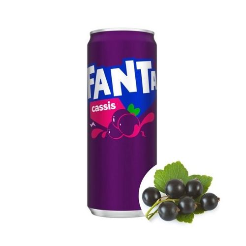 Fanta cassis napój gazowany o smaku porzeczkowym w puszce 330ml na Arena.pl
