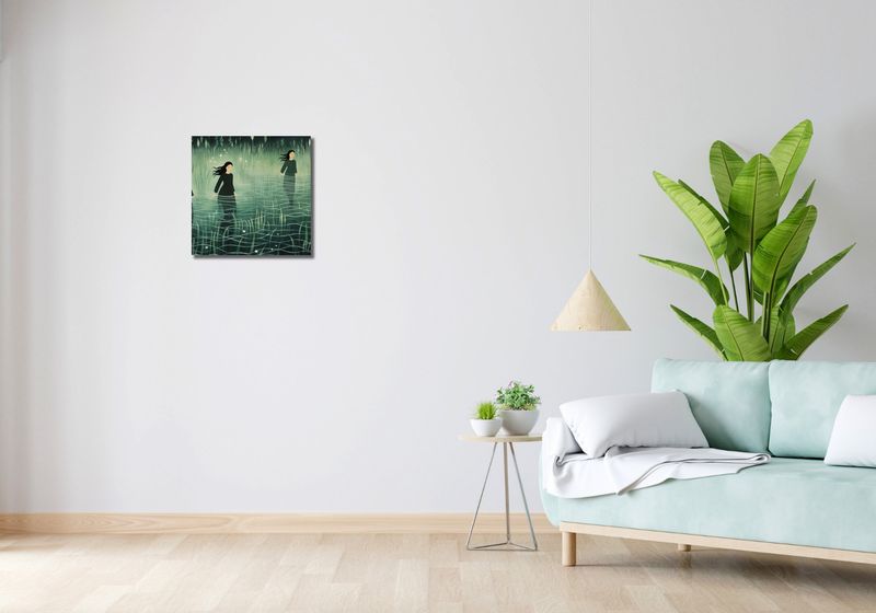 Obraz 40x40cm Pośród Ciszy zdjęcie 2