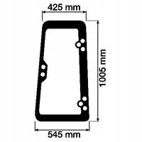 Szyba drzwi prawe otwierane Case 580 K, 590 K, LE, SUPER LE, LXT, SLE