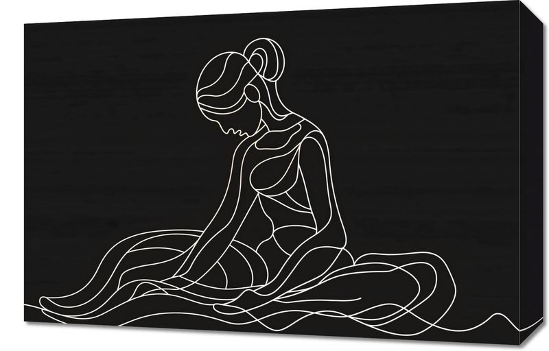 Obraz 60x40cm Pozycja Siedząca zdjęcie 1