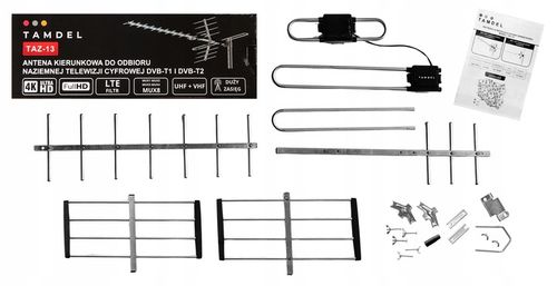 Antena do TV naziemnej zewnętrzna DVB-T2 MUX-8 4K LTE kierunkowa COMBO na Arena.pl
