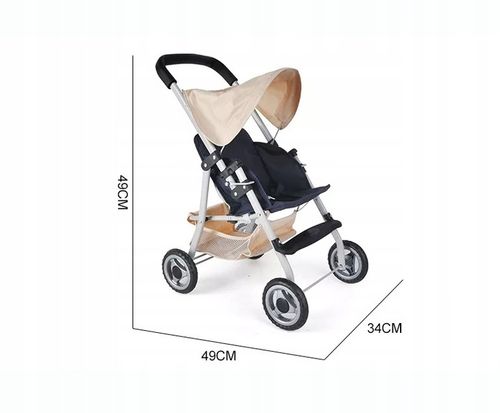 Wózek spacerówka dla lalki Super Lekki na Arena.pl