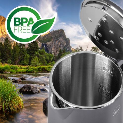 Czajnik bezprzewodowy z regulacją temperatury C515 szary 2000W 5 na Arena.pl