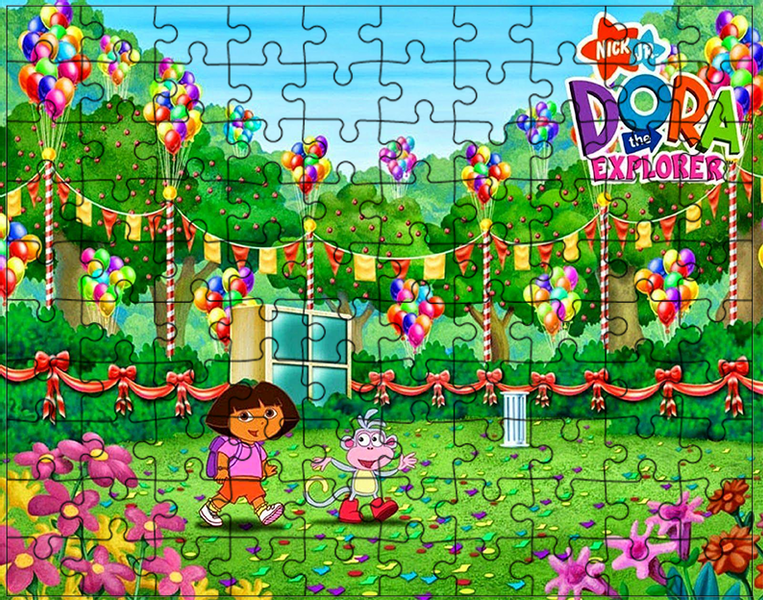 Puzzle tradycyjne Dora Odkrywca zdjęcie 1