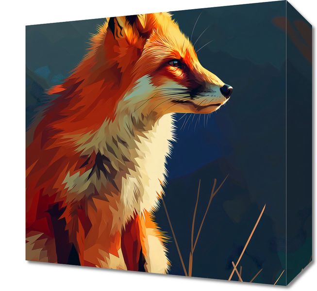 Obraz 30x30cm Spojrzenie Lisicy zdjęcie 1