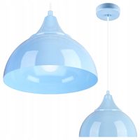 2X Dziecięca Lampa wisząca sufitowa do pokoju chłopczyka błękitna E27 KUPID