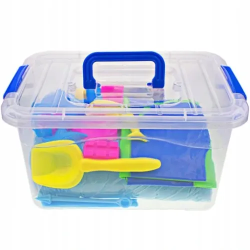 PIASEK KINETYCZNY 3kg +BASEN FOREMKI ŁOPATKA PATYCZKI PIASKOWNICA ZESTAW XL na Arena.pl