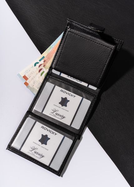 portfel męski pu 8834-4c-6892 black zdjęcie 7
