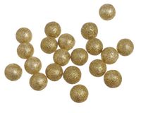 kulki w tubie złote 2cm | 67can36076-2_gld