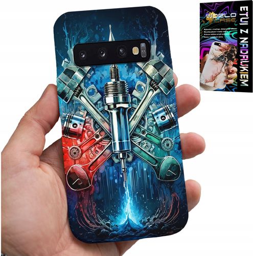 ETUI DO SAMSUNG GALAXY S10 - SILNIK MECHANIK CZĘŚCI POKROWIEC + FOLIA na Arena.pl