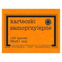 karteczki samoprzylepne orange FLUO 38x51 mm
