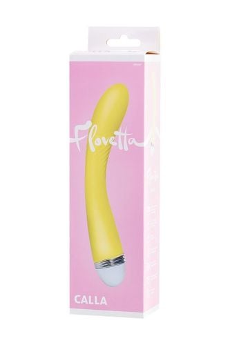 vibrator flovetta by toyfa calla, silicone, yellow, 22 cm na Arena.pl