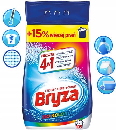 bryza 4w1 proszek color 6,825kg / 105 prań na Arena.pl