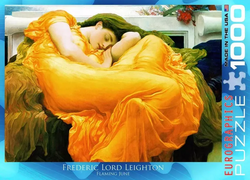 Puzzle 1000 elementów. Śpiąca June, Leighton Lord Frederic zdjęcie 1